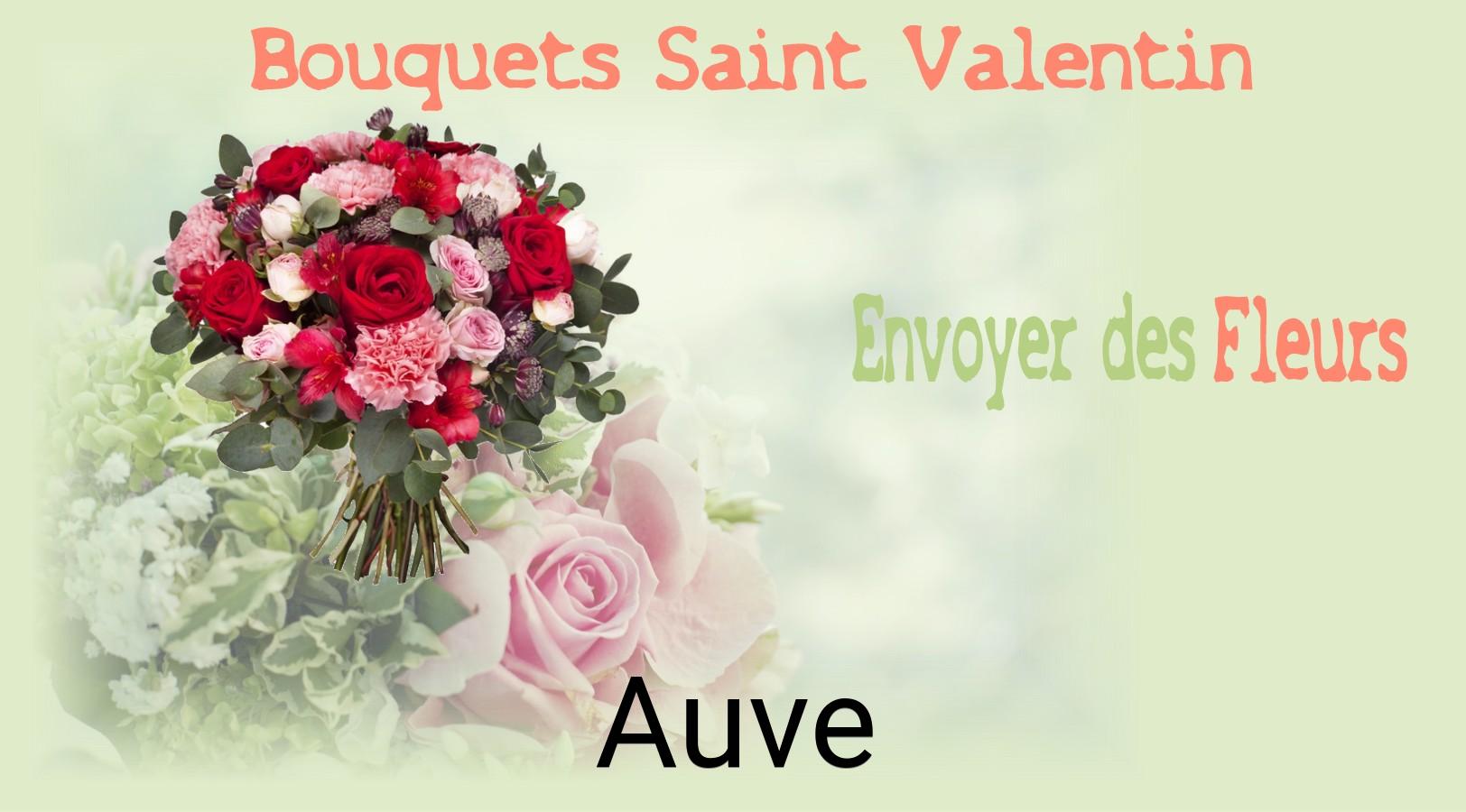 Roses de Saint-Valentin livrées à Auve